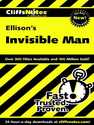 cover image of CliffsNotes on Ellison's Invisible Man